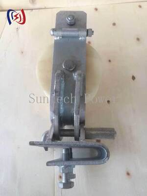 Durable Aluminum Alloy Three Purpose Stringing Block with 20KN Rated Load for Power Line Construction