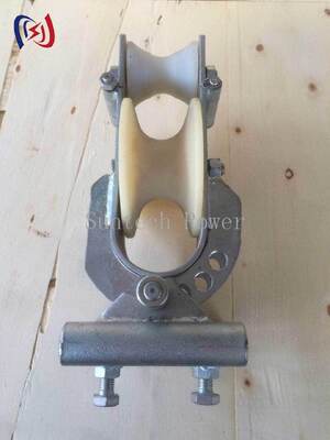 Durable Aluminum Alloy Three Purpose Stringing Block with 20KN Rated Load for Power Line Construction