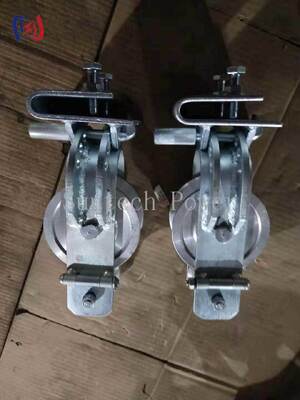 Durable Aluminum Alloy Three Purpose Stringing Block with 20KN Rated Load for Power Line Construction