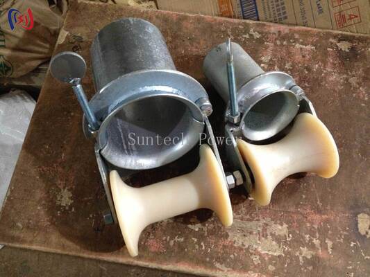 Heavy Duty B Series Cable Entrance Protection Roller with 80-200mm Tube Diameter to Prevent Cable Jacket Damage and Reduce Pulling Force