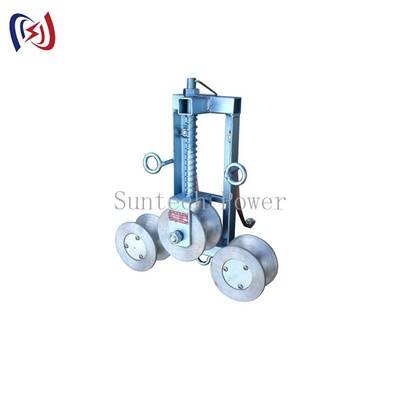 100A Grounding Block: Triple Sheave Conductor Stringing Pulley for Induced Electricity Removal