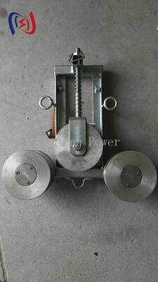 100A Grounding Block: Triple Sheave Conductor Stringing Pulley for Induced Electricity Removal