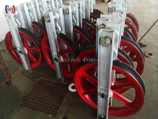 High Speed Turning Block: 300KN Heavy-Duty Single Steel Sheave for Conductor Stringing