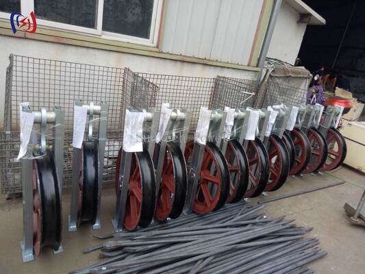 High Speed Turning Block: 300KN Heavy-Duty Single Steel Sheave for Conductor Stringing