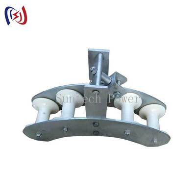 10KN Four Sheaves Combined Block: OPGW & Fiber Optic Stringing Quadrant Block