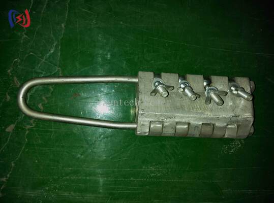 30KN Bolt Type Anti-Twist Steel Rope Gripper: Heavy Duty Clamping Block for Pilot Rope