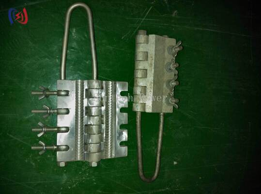 30KN Bolt Type Anti-Twist Steel Rope Gripper: Heavy Duty Clamping Block for Pilot Rope