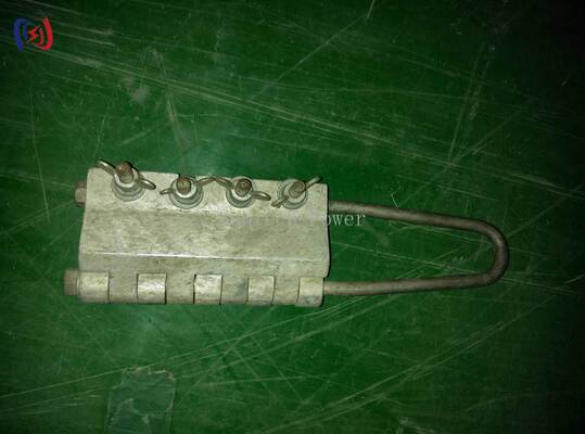30KN Bolt Type Anti-Twist Steel Rope Gripper: Heavy Duty Clamping Block for Pilot Rope