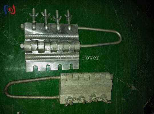 30KN Bolt Type Anti-Twist Steel Rope Gripper: Heavy Duty Clamping Block for Pilot Rope