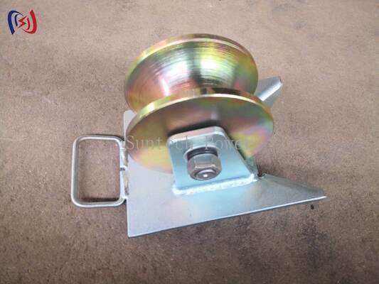 Cable Pithead Roller with 10-20KN Rated Load for 80-160mm Cable Diameter in Manhole Entry Applications