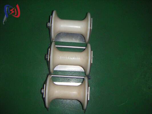 10KN Rated Load Cable Pithead Roller with 80-200mm Applicable Diameter for Cable Pulling Protection