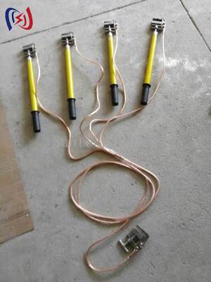 10-500kV Copper Cable Grounding Lead for Overhead Line Work with Flexible Length Options