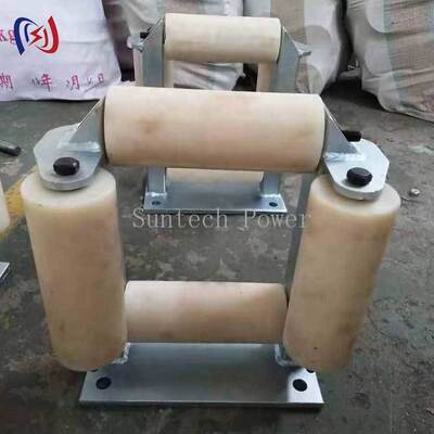SHD4K180 Framed Cable Roller with 20KN Rated Load and 180mm Max Cable Diameter for Underground Cable Pulling