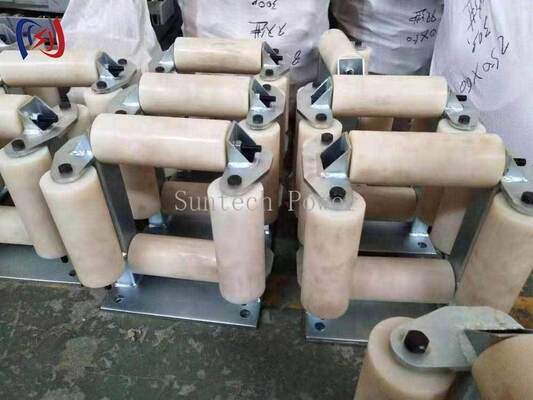 SHD4K180 Framed Cable Roller with 20KN Rated Load and 180mm Max Cable Diameter for Underground Cable Pulling