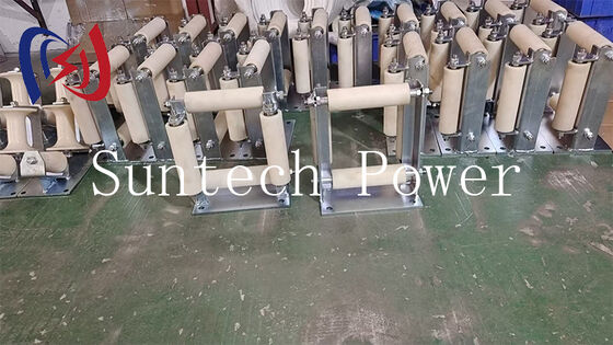 SHD4K180 Framed Cable Roller with 20KN Rated Load and 180mm Max Cable Diameter for Underground Cable Pulling