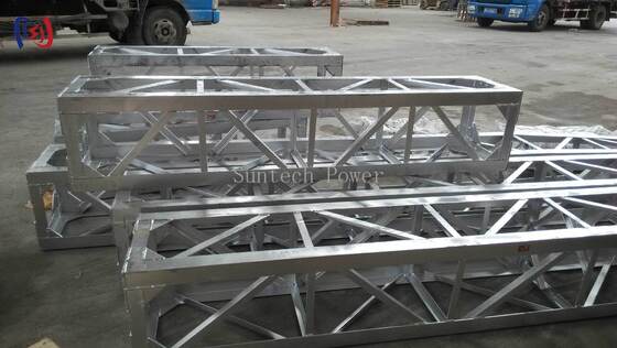 Inner Suspended Lattice Gin Pole Aluminum Alloy Tower Erection Tool with 8-32m Range and 2.5 Safety Factor