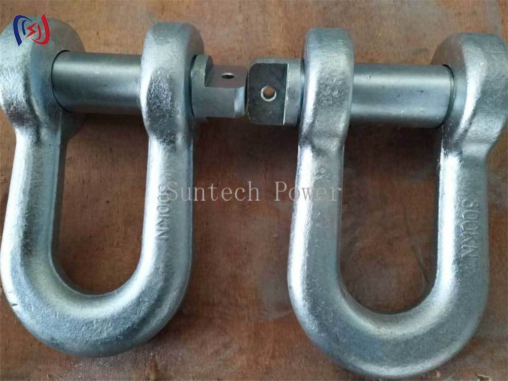 High Strength Shackle with 300KN Maximum Pulling Force for 30-50mm Conductor Section Area and 199.16mm2 Areas