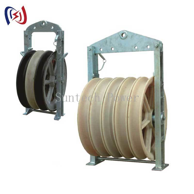 High Capacity 660 Series Conductor Stringing Block for Ultra High Voltage Transmission Line Operations