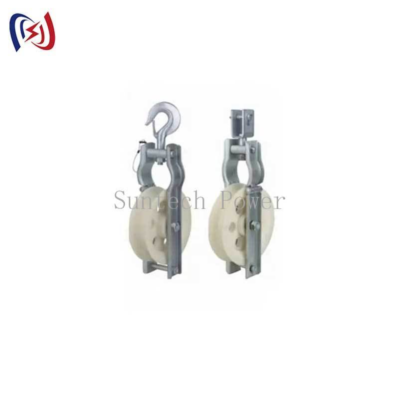 Lightweight Single Sheave Stringing Block with 5-20KN Rated Load for Easy Handling by Utility Crews