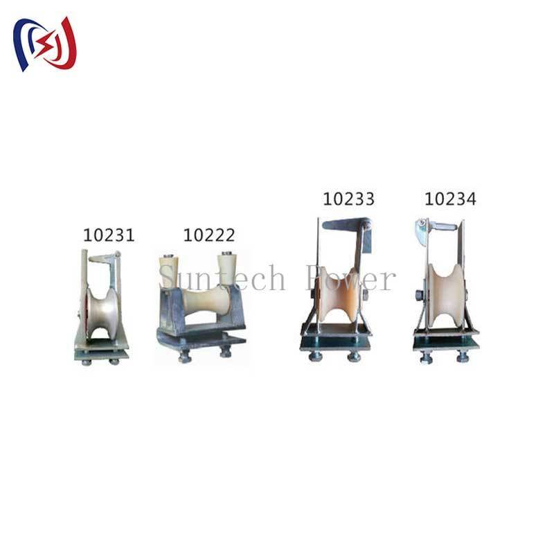 Professional 5-20KN Rated Load Stringing Block for Navigating Obstacles in Overhead Power Line Installation with Corrosion Resistant Construction