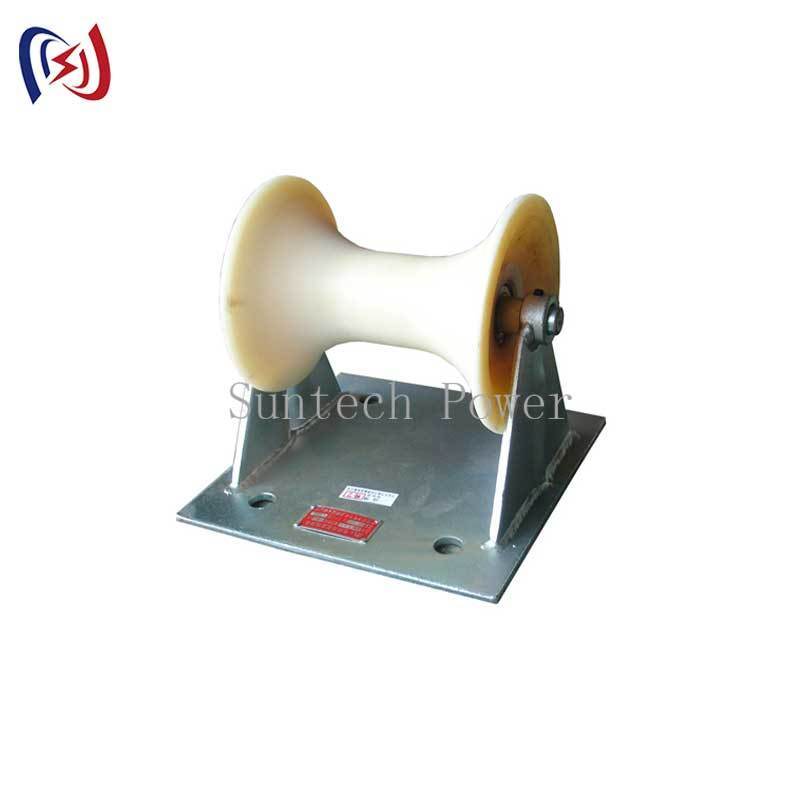 Heavy Duty 5KN Rated Load Cable Ground Roller for Smooth Cable Pulling in Electrical Conduit Installations