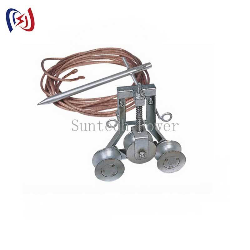 Copper Grounding Block for Low Resistance with 100A Max Current and 50mm Bottom Diameter in Power Systems