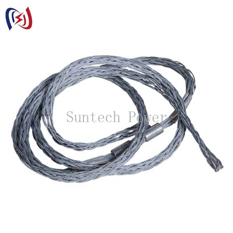 High Tensile Stainless Steel OPGW Mesh Sock Joints for 7-22mm Diameter Cables with 10-25KN Rated Load