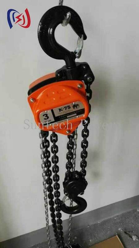 Alloy Steel Manual Chain Hoist with 5-200KN Rated Load for Transmission Line Construction Projects