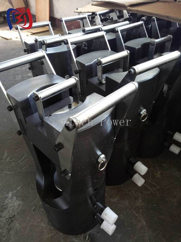 Heavy Duty Hydraulic Crimping Pliers with 60-300T Crimping Force for High Pressure Connections on 14-100mm Wire Gauges