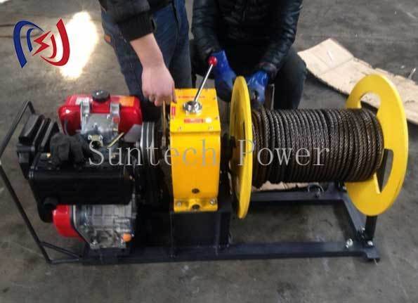Electric Cable Pulling Winch with 3-5T Tractive Force and 16m/min Speed for Industrial Projects