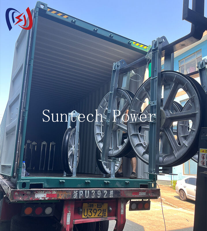 Aluminum Alloy 822 Series Stringing Block for Lightweight and Corrosion Resistant Cable Pulling