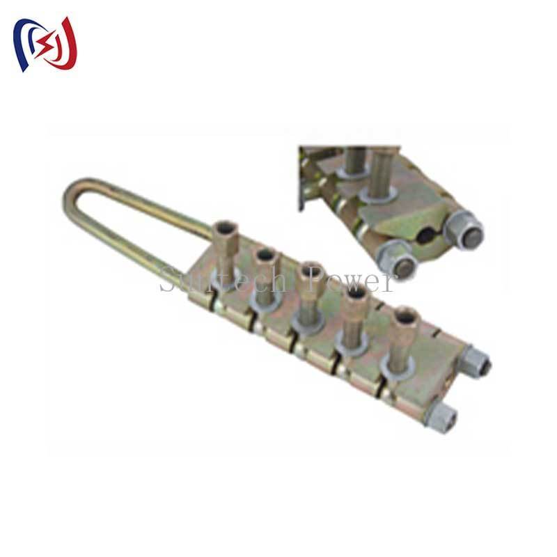 30KN Bolt Type Anti-Twist Steel Rope Gripper: Heavy Duty Clamping Block for Pilot Rope