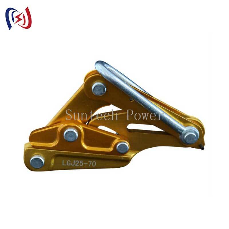 Aluminum Alloy Conductor Gripper with 80KN Rated Load and Non-Slip Design for Power Line Construction
